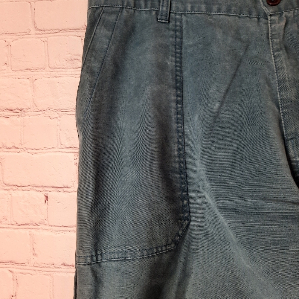 Active Men's Blue Flat Front Shorts Sz.34 - Picture 6 of 13